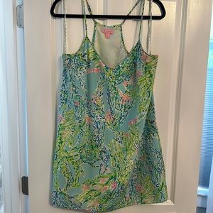 Lilly Pulitzer silk dress in size large